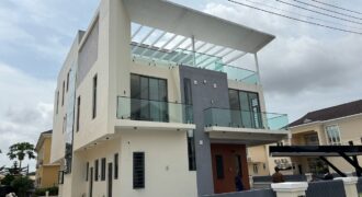 5-BEDROOM  DETACHED HOUSE  FOR SALE AT NORTHERN FORESHORE ESTATE, CHEVRON.